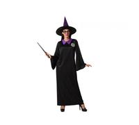 Déguisement sorcier adulte M/L noir - AC-DÉCO - chapeau de sorcier et robe en polyester