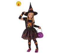 Rubie's Déguisement Sorcière Citrouille 5-7 ans Taille M Multicolore