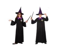 Déguisement sorcier enfant Harry Potter - robe longue et chapeau, noir, mixte 3-12 ans 5 ans