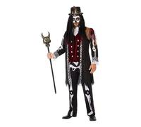 Déguisement Sorcier Vaudou Homme - Taille: Xs / S Noir