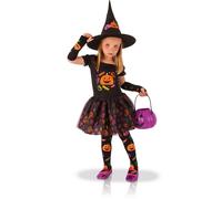 Rubie's Déguisement Sorcière Citrouille 5-7 ans Taille M Multicolore