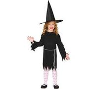 Déguisement Sorcière Classique Fille 5/6 Ans Noir 78581 Guirca Noir G