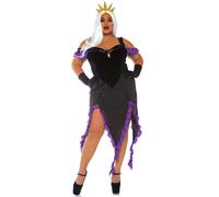 Leg Avenue Sultry Sea Witch Panamas, Noir (Black, Purple), (Taille Fabricant: 3X-4XUk 24-28) Femme