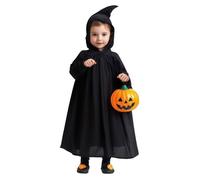 Déguisement Sorcière Enfant - PTIT CLOWN - PTIT CLOWN - Noir - 3-4 ans - Collection Halloween 5-6 ans