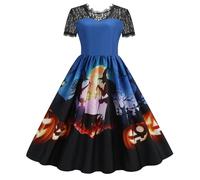 Deguisement Sorcière Femme Déguisé Costume Malefique Vetement Déguisement Halloween Adulte Faucheuse Robe Noire Chic Cosplay Halloween Femme Dress Déguisement S