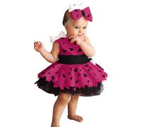 DéGuisement SorcièRe Fille-Costume d'homme des cavernes pour Filles-Robe d'halloween en os de Chien Historique-Robe en en Maille-Tenues de Princesse Cosplay (9-10 Years)