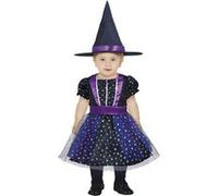 déguisement sorcière mystérieuse bébé - 12/18 mois - noir - guirca 76116 Noir G