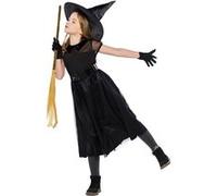 déguisement sorcière noir fille - 5/6 ans - noir - ptitclown 23084 Noir G
