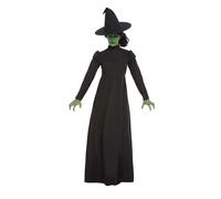 Smiffy's Costume Méchante sorcière – robe et chapeau – noir – Halloween