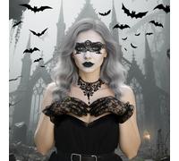 Déguisement sorcière,Perruque,Gants,Boucle oreille,Collier,Bracelet, C4