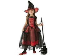 Déguisement sorcière rouge chic fille - RUBIE'S - Taille 8 ans - Pour Halloween et Carnaval 8 ans
