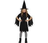 déguisement sorcière salem vintage gothique fille - 3/4 ans - noir - guirca 78011 Noir G