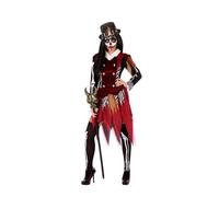 Déguisement Sorcière Vaudou Femme - Taille: Xs / S Rouge