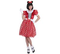 W WIDMANN MILANO Party Fashion - costume de souris, robe avec oreilles, déguisement pour carnaval