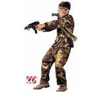 W WIDMANN MILANO Party Fashion - Costume enfant soldat, uniforme, militaire, déguisements de carnaval