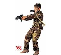 Déguisement spécial force spécial military 5/7 ans - WIDMANN - Sweat, pantalon, ceinture et bandanas - Garçon