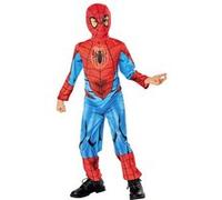 Rubies Costume Spider-Man 3013245-6 pour enfant, collection verte, déguisement pour garçon, multicolore, 5-6 ans pour Halloween