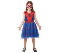 DÉGUISEMENT SPIDER-MAN FILLE 5/6 ANS Bleu, Turquoise, Ciel, Marine 5-6 ans
