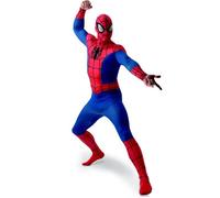 Déguisement Spiderman adulte - Rouge - Personnage Célèbre - Polyester L
