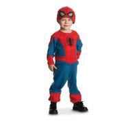 RUBIE'S Marvel Officiel - Déguisement Enfant Classique Spider-Man - 2/3 ans - Déguisement avec combinaison + bonnet Pour Carnaval, Halloween, Anniversaire
