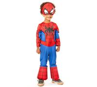 Rubie's Déguisement enfant classique Spidey – Marvel officiel avec masque – Taille 2-3 ans