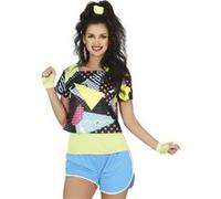déguisement sport gymaste aérobic années 80 femme - l - vert - guirca 79704 Vert G
