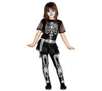 Déguisement Squelette Diamants Fille L-(10/12 Ans)