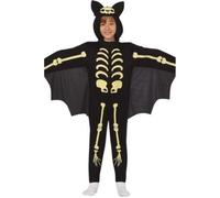 Déguisement Squelette Chauve-Souris Ailes enfant - FIESTAS GUIRCA, S.L. - Noir - Halloween et soirées à thème 5 ans