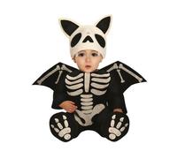 Déguisement Squelette Chauve-Souris Bébé - Taille: 1 À 2 Ans (92-93 Cm) Noir