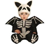 Déguisement Squelette Chauve-Souris Bébé - Taille: 1 À 2 Ans (92-93 Cm) Noir