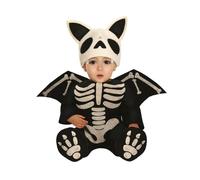 Déguisement Squelette Chauve-Souris Bébé - Taille: 6 À 12 Mois (82-83 Cm) Noir