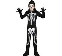 déguisement squelette enfant 7-9ans - 7/9 ans - noir - guirca 78712 Noir G