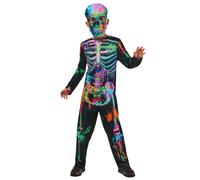 Rubie's Déguisement pour enfant Bonesky Graffiti Squelette 1001437XS000 Multicolore 5-6 ans Carnaval