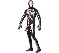 Déguisement Squelette Hot adulte - WIDMANN - Noir - Halloween et soirées à thème L