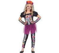 déguisement squelette mexicain enfant - 7/9 ans - rose - guirca 77684 Rose G