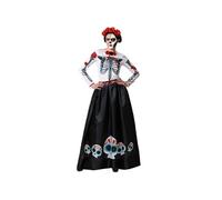 Atosa Mexican Skeleton Catrina Costume Multicolore XL
