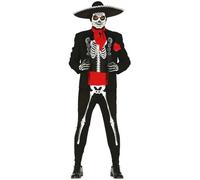 Déguisement Squelette Mexicain Homme - Polyester - Halloween Costume