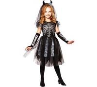 Déguisement - Squelette Pailleté - Fille Taille : 6/8 ans (114 à 126 cm) Multicolore G