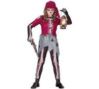 Déguisement Squelette Pirate - Fille - 7/8 ans (122 à 128 cm) WIDMANN