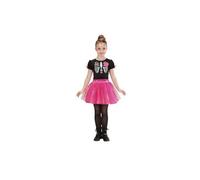 Déguisement Squelette Rose Fille Halloween, Taille 4 À 5 Ans Rose