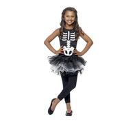 Déguisement Squelette Tutu Pour Enfant Taille : 10/12 Ans Ecru