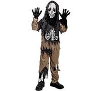 déguisement squelette zombie enfant - 7/9 ans - marron - ptitclown 88358 Marron G