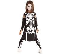 Déguisement Squellette - Fille Taille : 5/7 ans (108 à 120cm) Multicolore G