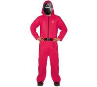 FIESTAS GUIRCA Déguisement Gamer Capuche Rouge Adulte Homme Costume Taille XL 54-56