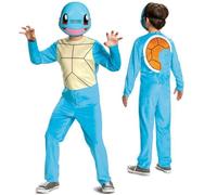 Pokémon - Déguisement Enfant Carapuce - Taille 7-8 Ans - Combinaison avec Casque Rigide Moulé - Costume Unisexe - Licence Officielle Disguise - Halloween Carnaval Cosplay - Idée Cadeau Fan