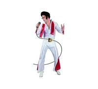 Boland – Costume adulte Rock 'n' Roll Star – Combinaison homme rouge et blanc