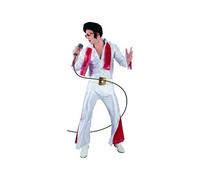 Boland – Costume adulte Rock 'n' Roll Star – Combinaison pour homme rouge et blanc – Déguisement