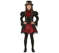DÉGUISEMENT STEAMPUNK GOTHIQUE FILLE - SORCELLERIE 7-9 ans