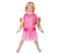 Chaks - Costume Skye pour enfants, tenue officielle Pat’ Patrouille, ensemble 4 pièces avec bandeau, ailes, t-shirt et pantalon pour Carnaval