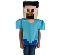 Déguisement Steve Minecraft - EL REY DEL CARNAVAL, SL. - Noir - Pour Enfant de 8 ans 8 ans
